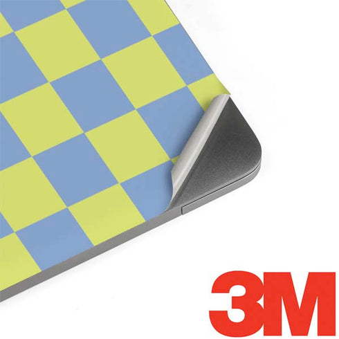 Neon Checkered MacBook Skins