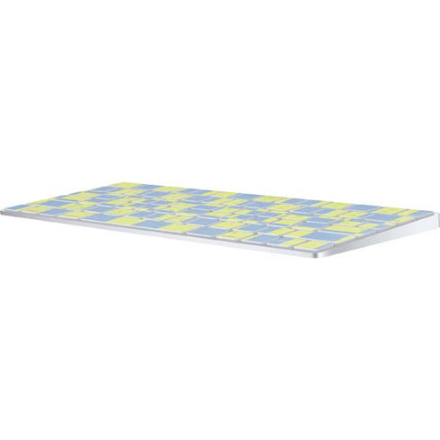 Neon Checkered Magic Keyboard Skin