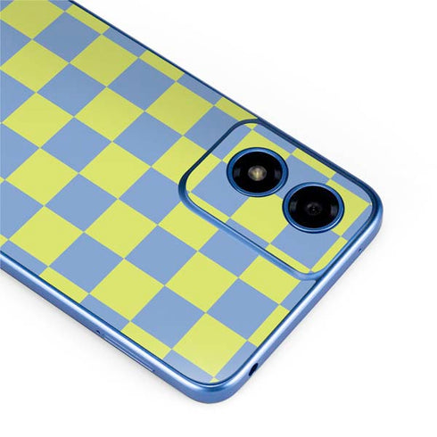 Neon Checkered Moto G Play 4G (2024) Skin