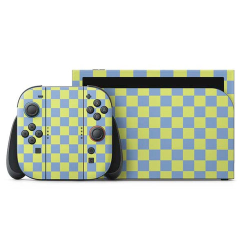 Neon Checkered Nintendo Switch 2 (2025) with Joy-Con Skin