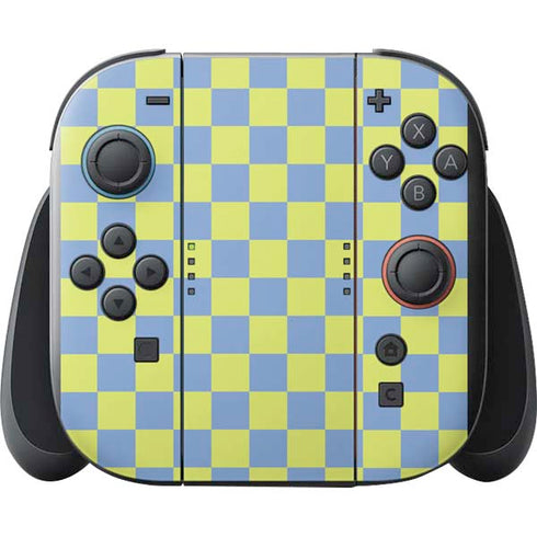 Neon Checkered Nintendo Switch 2 (2025) with Joy-Con Skin