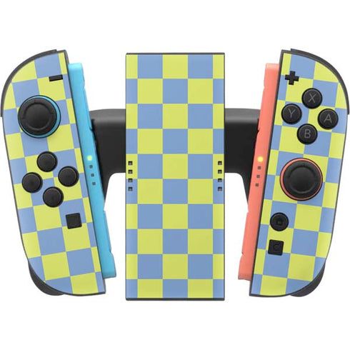 Neon Checkered Nintendo Switch 2 (2025) Joy-Con Controller Skin