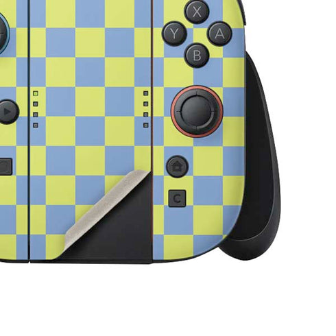 Neon Checkered Nintendo Switch 2 (2025) Joy-Con Controller Skin