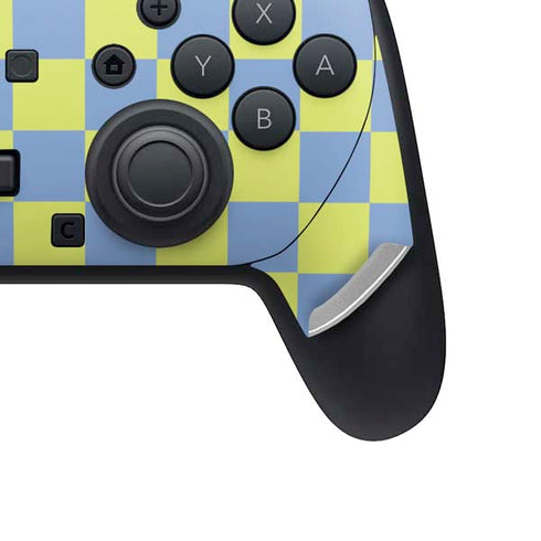 Neon Checkered Nintendo Switch 2 (2025) Pro Controller Skin