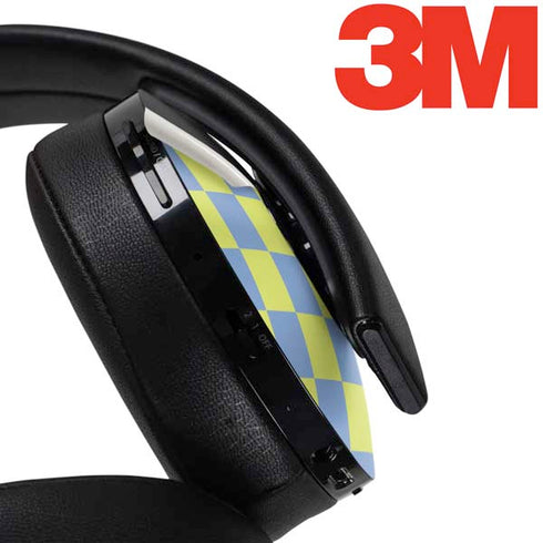 Neon Checkered PlayStation 4 Gold Wireless Headset Skin