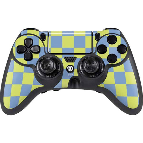 Neon Checkered PlayStation PS4 Skins