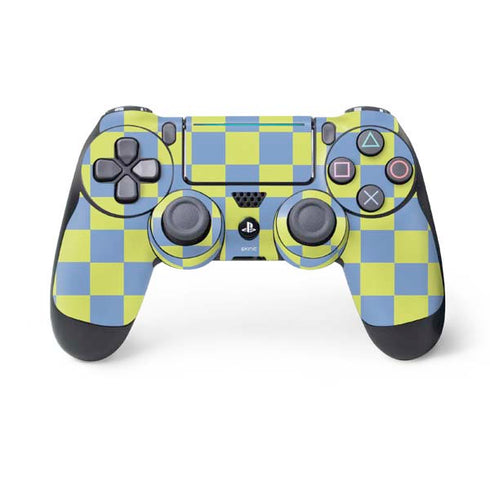 Neon Checkered PlayStation PS4 Skins