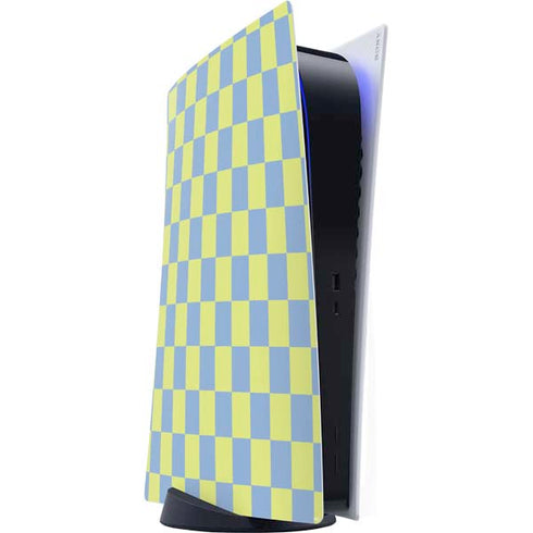 Neon Checkered PlayStation PS5 Skins