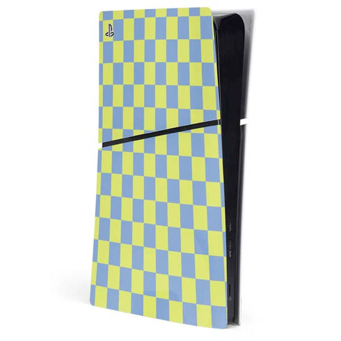 Neon Checkered PlayStation PS5 Skins