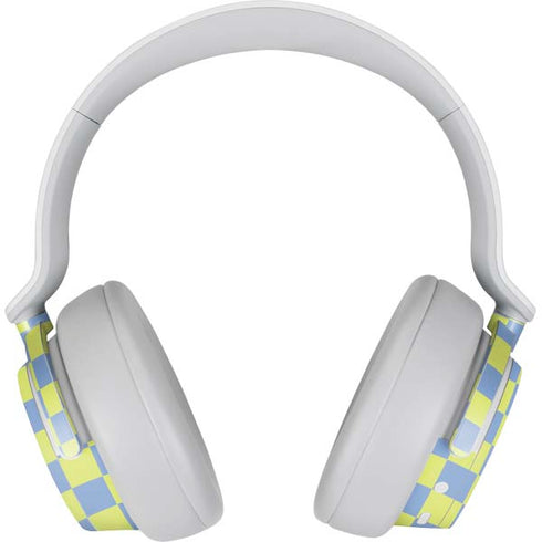 Neon Checkered Surface Headphones Skin