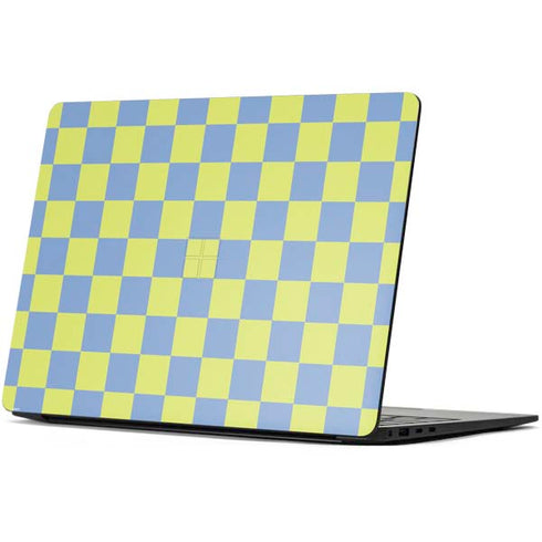 Neon Checkered Surface Laptop 7 13.8in Skin