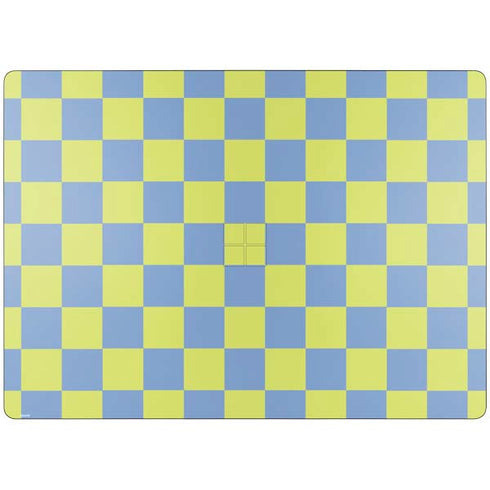 Neon Checkered Surface Laptop 7 13.8in Skin