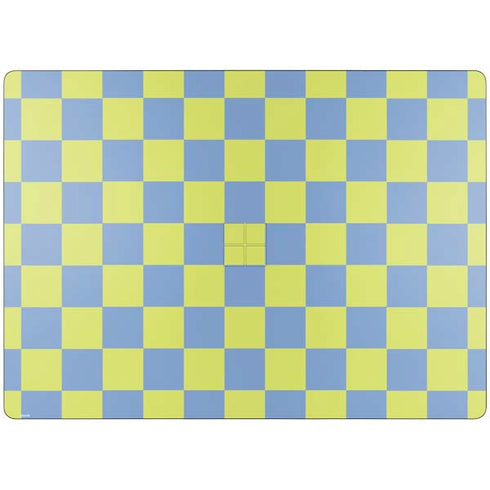 Neon Checkered Surface Laptop 7 15in Skin