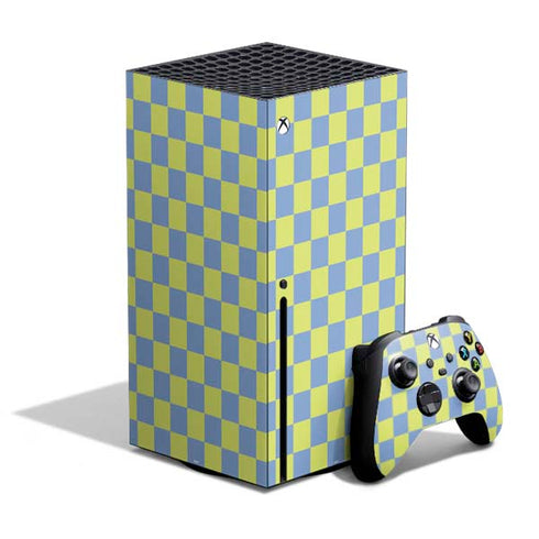 Neon Checkered Xbox Series X Bundle Skin