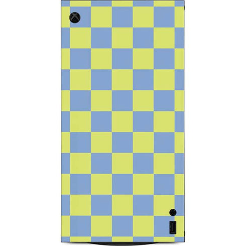 Neon Checkered XBox Series X Digital Edition Console Skin