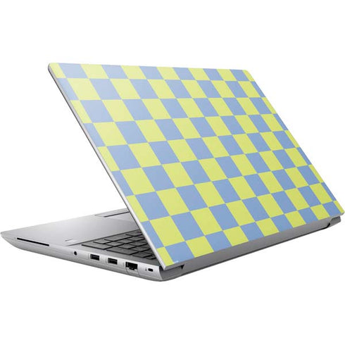Neon Checkered HP ZBook Fury 16 G10 Skin