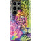 Neon Rainbow Cheetah with Rose by Sheena Pike Galaxy S23 Ultra Pro Case
