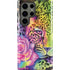 Neon Rainbow Cheetah with Rose by Sheena Pike Galaxy S23 Ultra Pro Case
