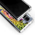 Neon Rainbow Cheetah with Rose by Sheena Pike Galaxy Z Fold5 5G Clear Case