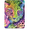 Neon Rainbow Cheetah with Rose by Sheena Pike Apple iPad Pro Skin