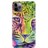 Neon Rainbow Cheetah with Rose by Sheena Pike iPhone Cases