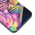 Neon Rainbow Cheetah with Rose by Sheena Pike iPhone Skins