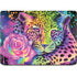 Neon Rainbow Cheetah with Rose by Sheena Pike Apple MacBook Air Skin
