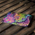 Neon Rainbow Cheetah with Rose by Sheena Pike Apple MacBook Air Skin
