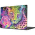 Neon Rainbow Cheetah with Rose by Sheena Pike Apple MacBook Pro 14-inch Skin