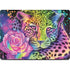 Neon Rainbow Cheetah with Rose by Sheena Pike Apple MacBook Pro 14-inch Skin