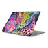 Neon Rainbow Cheetah with Rose by Sheena Pike Apple MacBook Pro 16-inch Skin