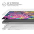 Neon Rainbow Cheetah with Rose by Sheena Pike MacBook Cases