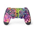 Neon Rainbow Cheetah with Rose by Sheena Pike PlayStation PS4 Skins