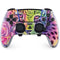 Neon Rainbow Cheetah with Rose by Sheena Pike PS5 DualSense Edge Pro Controller Skin