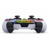 Neon Rainbow Cheetah with Rose by Sheena Pike PS5 DualSense Edge Pro Controller Skin
