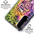 Neon Rainbow Cheetah with Rose by Sheena Pike Galaxy A36 5G Clear Case