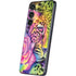 Neon Rainbow Cheetah with Rose by Sheena Pike Galaxy S24 Plus Skin