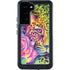 Neon Rainbow Cheetah with Rose by Sheena Pike Galaxy S24 Plus Waterproof Case