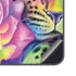 Neon Rainbow Cheetah with Rose by Sheena Pike Galaxy S25 Skin