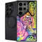 Neon Rainbow Cheetah with Rose by Sheena Pike Galaxy S24 Ultra Kickstand Case