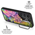 Neon Rainbow Cheetah with Rose by Sheena Pike Galaxy S25 Ultra Kickstand Case