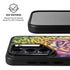 Neon Rainbow Cheetah with Rose by Sheena Pike Galaxy S25 Ultra Kickstand Case