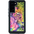 Neon Rainbow Cheetah with Rose by Sheena Pike Galaxy S24 Waterproof Case