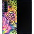 Neon Rainbow Cheetah with Rose by Sheena Pike Galaxy Z Fold6 Skin