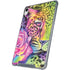 Neon Rainbow Cheetah with Rose by Sheena Pike iPad 11th Gen (2025) Clear Case