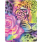 Neon Rainbow Cheetah with Rose by Sheena Pike iPad Pro 13in M4 (2024) Skin