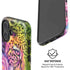 Neon Rainbow Cheetah with Rose by Sheena Pike iPhone 16 Plus Magsafe Impact Case