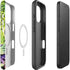 Neon Rainbow Cheetah with Rose by Sheena Pike iPhone 16 Pro Magsafe Impact Case