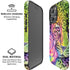 Neon Rainbow Cheetah with Rose by Sheena Pike iPhone 16 Pro Magsafe Impact Case