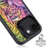 Neon Rainbow Cheetah with Rose by Sheena Pike iPhone 16e Kickstand Case
